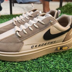 China Suede Leather Casual Sneakers for Men – Premium Rubber Sole.